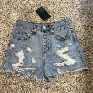 NWT Signature 8 high rise embellished shorts